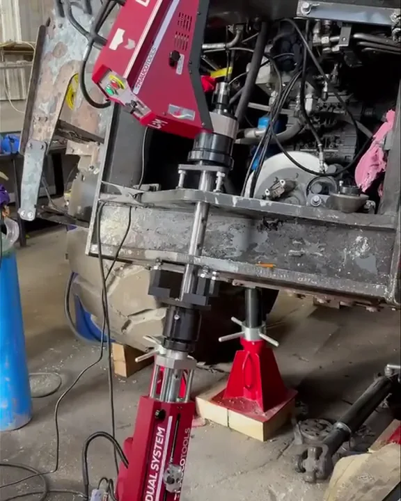 Video: line boring the bore to size