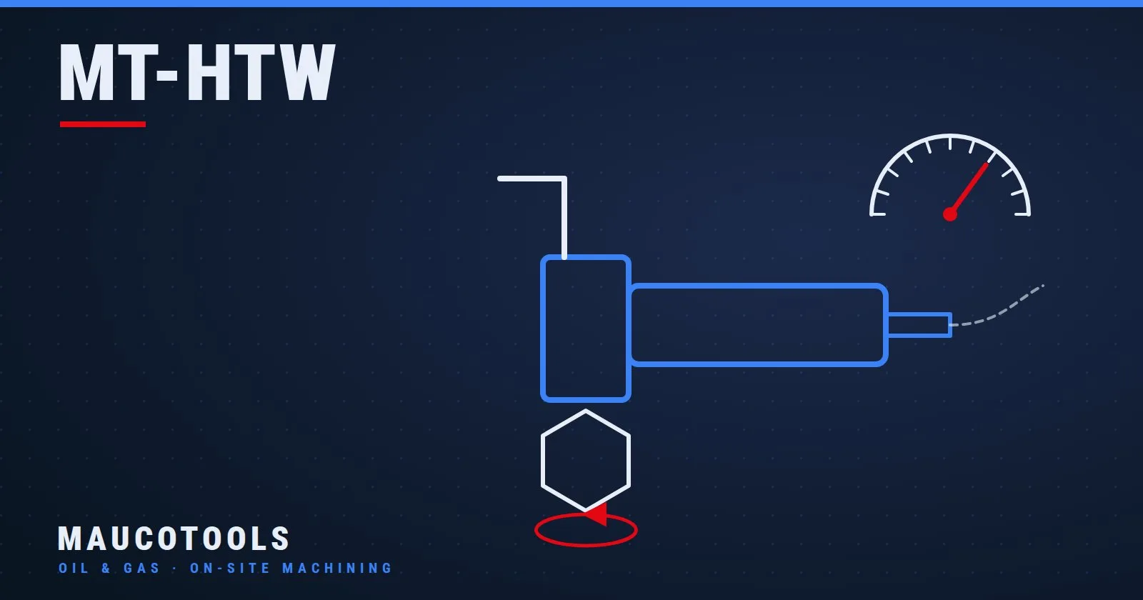 Llave dinamométrica hidráulica MT-HTW con cuadradillo sobre brida de tubería en una refinería